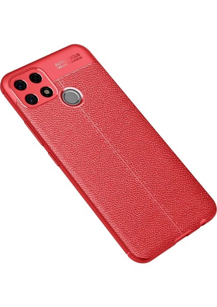 Newface Oppo A15 Kılıf Auto Focus Kapak - Kırmızı fiyatları