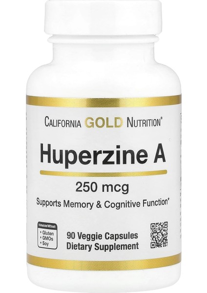 Huperzine A Memory & Cognitive 250 Mcg 90 Veggie Caps