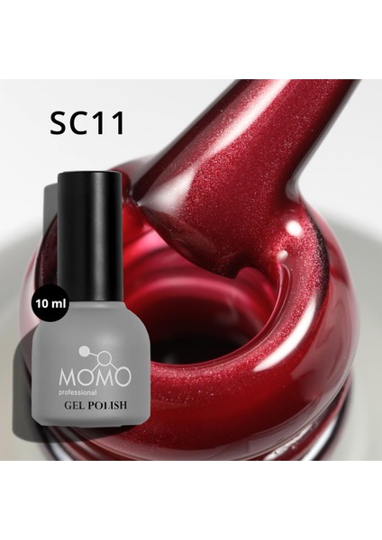 Korean Cat Eye, Silky Cat Eye, Kedi Gözü Oje, SC11 Açık Bordo, 10 ml fırsatları