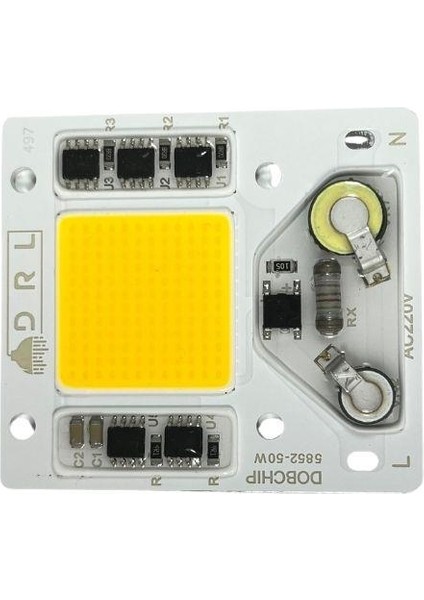 220 Volt 50WATT Cob LED Gün Işığı 220 V 50W Projektör Ledi fırsatları