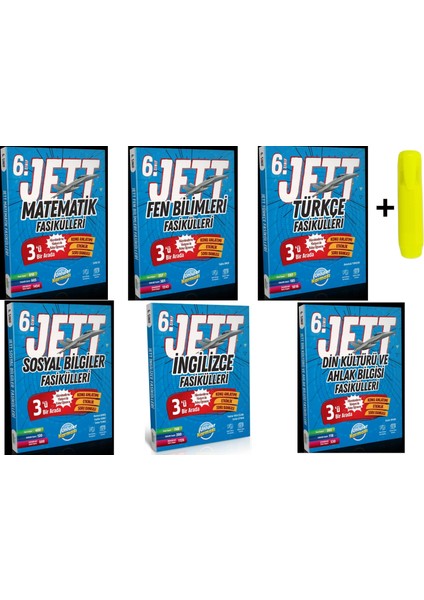 6. Sınıf Jett Tüm Dersler Fasikülleri Yeni