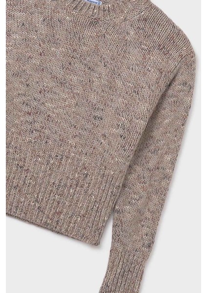 Kız Çocuk Rahat Kalıp Kazak – Kahverengi fiyatları