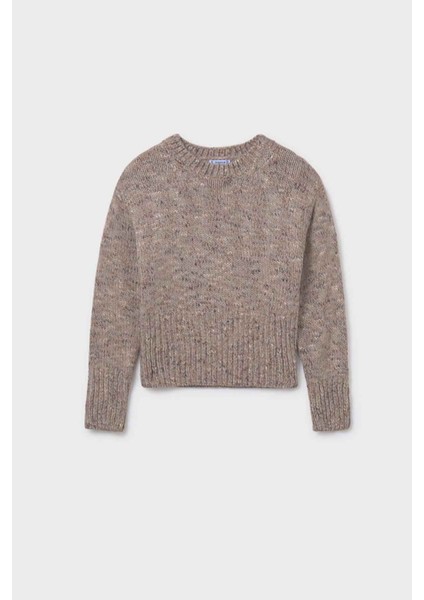 Kız Çocuk Rahat Kalıp Kazak – Kahverengi modelleri