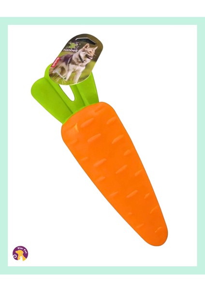 Havuç Şeklinde Sesli Köpek Oyuncağı