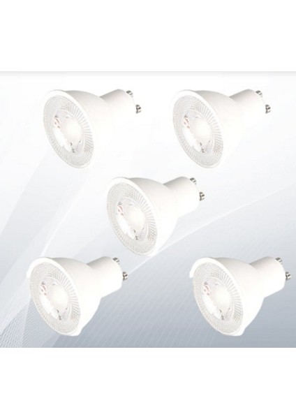 5 Adet CT-4215 Çanak LED Ampul beyaz ışık