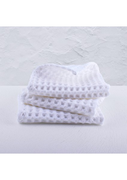 Lüks Mutfak Havlusu 3 Adet - Yüksek Kalite, 100% Pamuk, 30X30 Cm, Waffle Dokuma Washcloth Havlu fırsatları