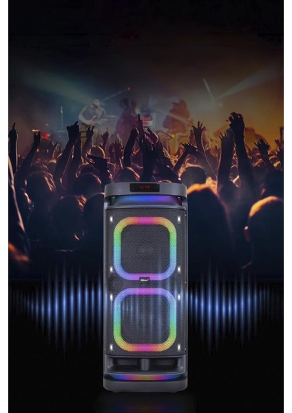 KTS-1991 LED Işıklı Mikrofonlu Kumandalı Bluetooth Hoparlör fırsatları