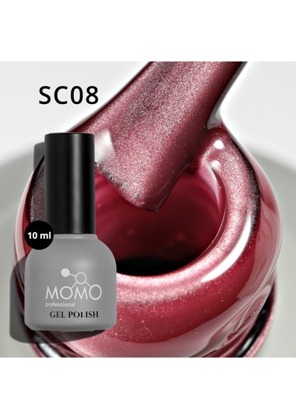 Korean Cat Eye, Silky Cat Eye, Kedi Gözü Oje, SC08 Pembe, 10 ml fırsatları