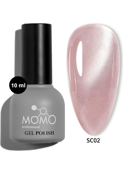 Korean Silky Cat Eye, Kedi Gözü Oje, SC02 Pastel Rose 10 ml