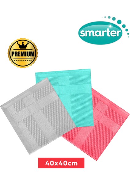 Premium Antibakteriyel Mikrofiber Temizlik Bezi 40x40 cm - Koku Yapmayan, Leke Tutmayan, Yüksek Emicilik Özellikli, 3'lü Set (Ev ve Ofis Kullanımı İçin) modelleri