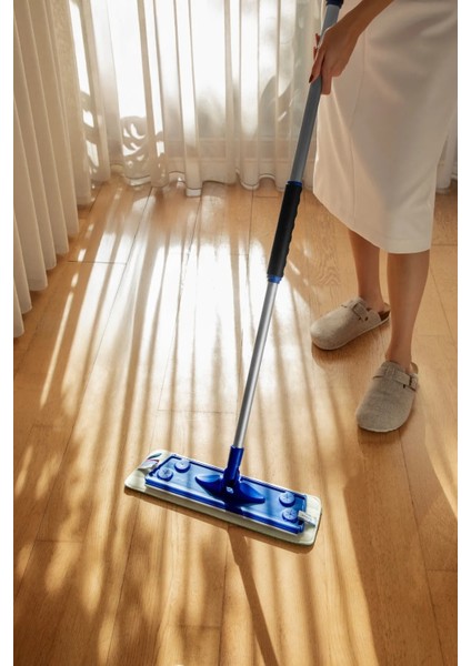 Mikrofiber Temizlik Seti 14 x 42 cm Islak ve Duvar Mop Bezli Dayanıklı 2'li Paket indirimleri