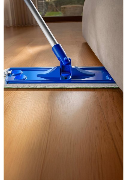 Mikrofiber Temizlik Seti 14 x 42 cm Islak ve Duvar Mop Bezli Dayanıklı 2'li Paket