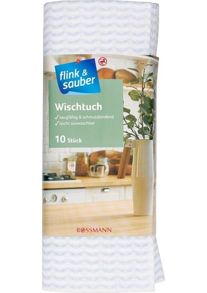 38x50 cm Çok Amaçlı Temizlik Bezi - Yüksek Emicilik, 10'lu Paket, Ev ve Ofis Kullanımı İçin modelleri