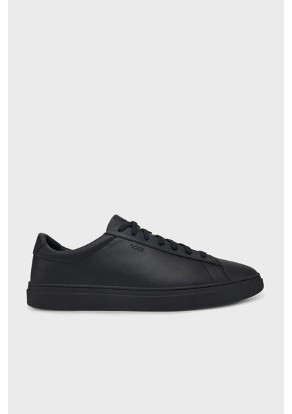 Logolu Deri Sneaker Ayakkabı Erkek Ayakkabı 50552853 005