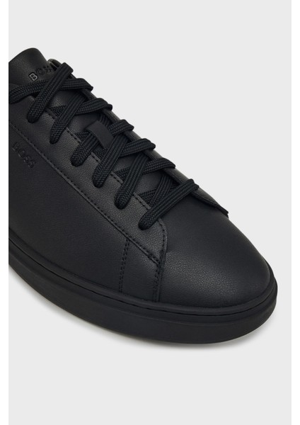 Logolu Deri Sneaker Ayakkabı Erkek Ayakkabı 50552853 005 indirimleri