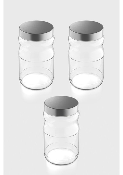 Voca 1700 ml Metal Kapaklı 3'lü Cam Kavanoz Seti 131077 fiyatları