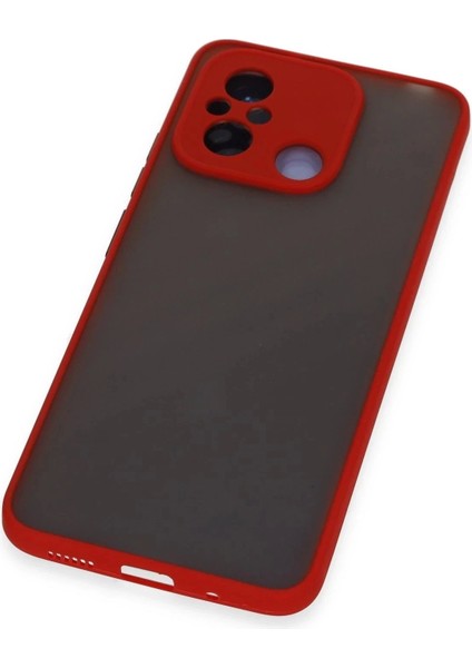 Newface Xiaomi Redmi 12C Kılıf Montreal Silikon Kapak - Kırmızı fırsatları