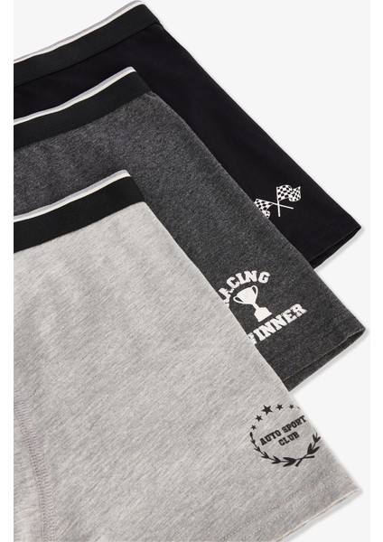 Erkek Flag Sloganlı Organik 3'lü Boxer fiyatları