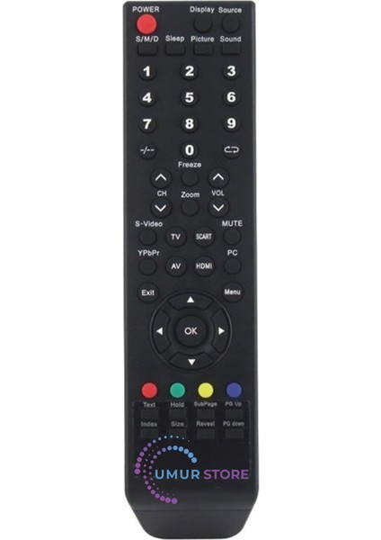 19-21LCD Uydu Kumandası