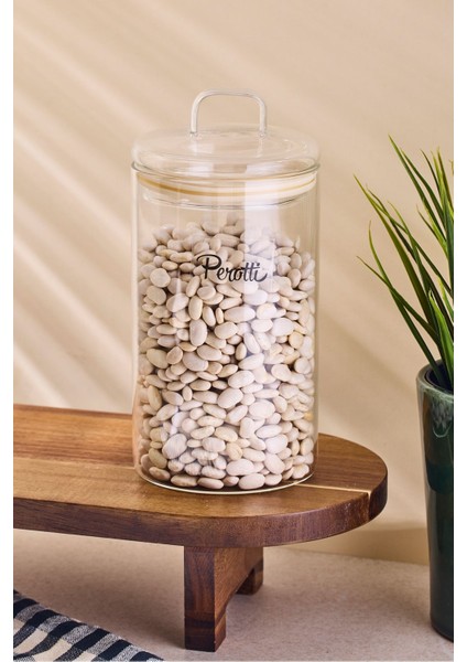 Hudson 750 ml Borosilikat Cam Kavanoz 9X15 cm