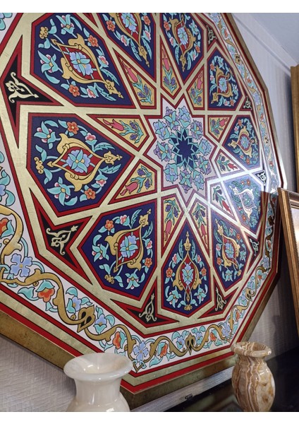 5615 Kalem Işi Altın Varaklı Tavan Göbeği . fırsatları