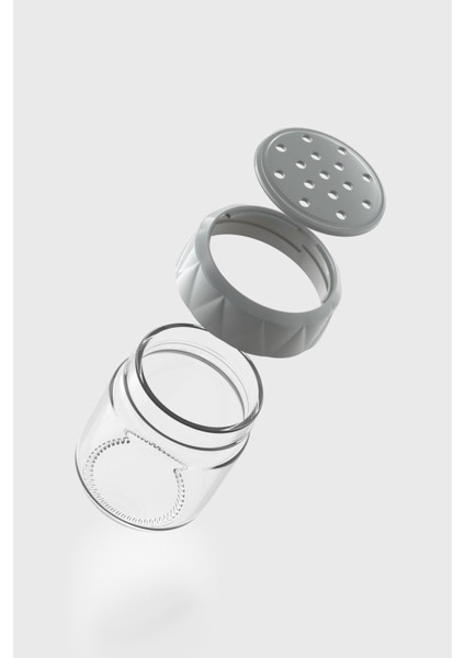 Lexa 210 ml 3'lü Cam Baharatlık Seti 161015 Gri modelleri