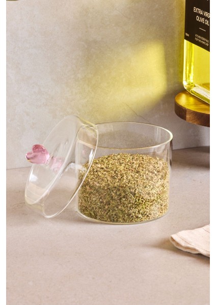 Hearts 450 ml Borosilikat Cam Kavanoz 10X8 cm modelleri