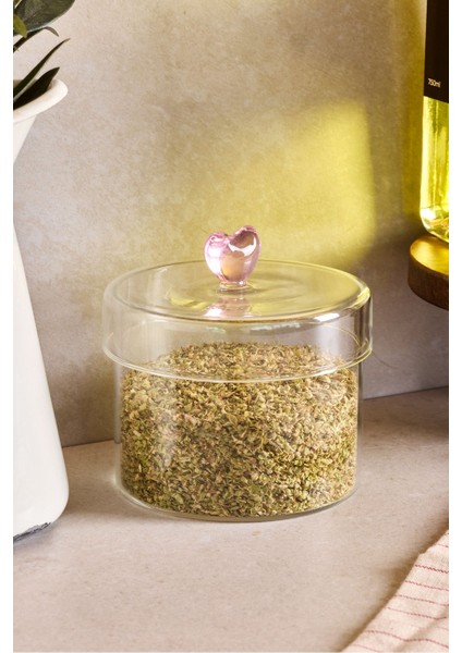 Hearts 450 ml Borosilikat Cam Kavanoz 10X8 cm fırsatları