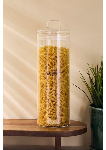 Hudson 1500 ml Borosilikat Cam Kavanoz 9X25 cm