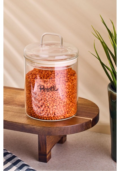 Hudson 450 ml Borosilikat Cam Kavanoz 9X10 cm