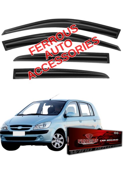Hyundai Getz Ferrous Cam Rüzgarlığı 4lü Set 2002 ve Üstü