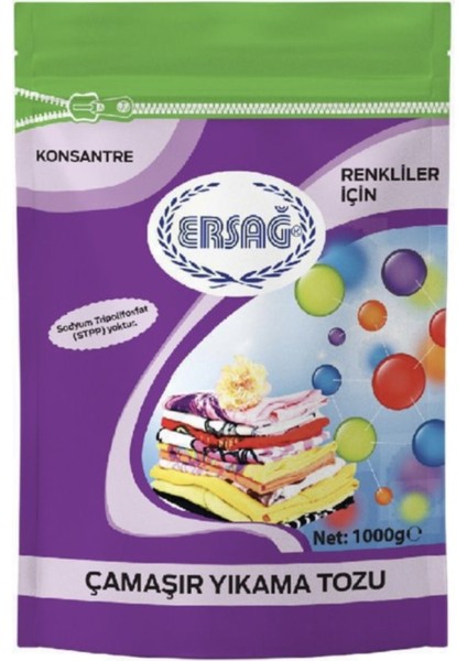 Çamaşır Yıkama Tozu Renkliler Için 1000 gr