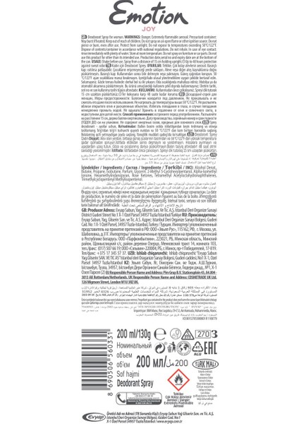 Joy Kadın Deodorant 150 ml