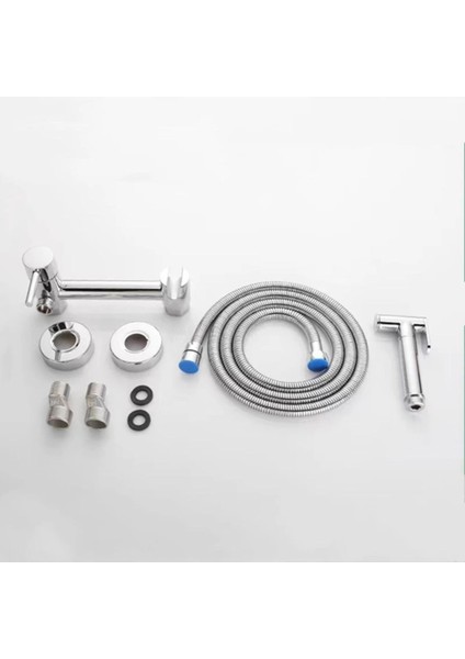 Banyo Tuvalet Bide Basınçlı Püskürtücü Taharet Musluğu Çift Su Girişli Krom Ithal 7 Yıl Garantili modelleri