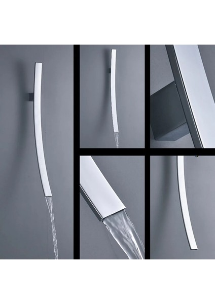 Banyo Lavabo Bataryası Ankastre Yeni Model Krom Renk Ithal 7 Yıl Garantili fırsatları