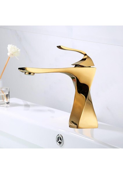 Banyo Lavabo Bataryası Gold Altın Dore Renk 7 Yıl Garantili Ithal Yeni Tasarım.