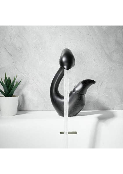 Banyo Lavabo Bataryası Kuğu 2025 Mat Siyah Renk Yeni Ürün Ithal 7 Yıl Garantili Ithal modelleri