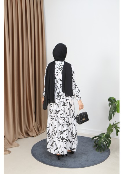 Yaprak Desenli Elbise indirimleri