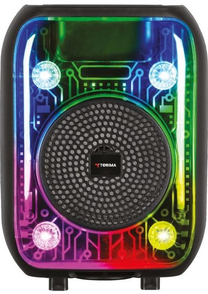 D66 Siyah Kablolu Mikrofonlu Bluetooth Hoparlör