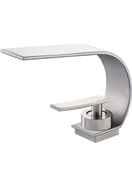 Banyo Lavabo Bataryası Mat Krom Nikel Renk Şelale 7 Yıl Garantili Ithal Yeni Ince Tasarım. modelleri