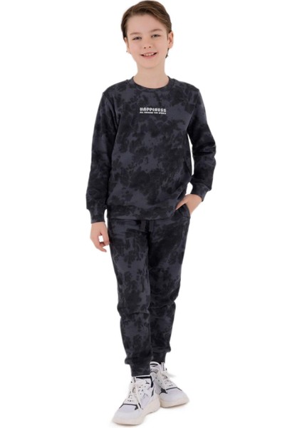 Erkek Çocuk Füme Garson Boy Eşofman Takımı 3654-G