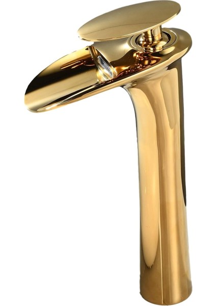 Banyo Çanak Lavabo Bataryası Altın Dore Gold Renk Yeni Şelale Model 7 Yıl Garantili Ithal