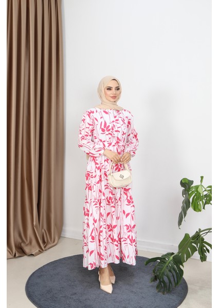 Yaprak Desenli Elbise fiyatları