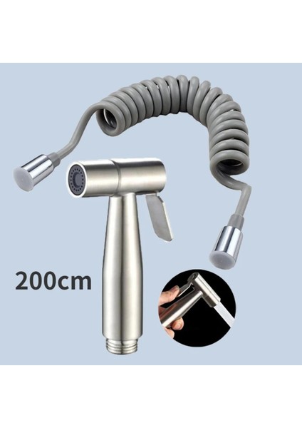 Banyo Bide Basınçlı Püskürtücü Taharet Musluğu Klozet Hortumu Nikel Renk Ithal 7 Yıl Garantili modelleri