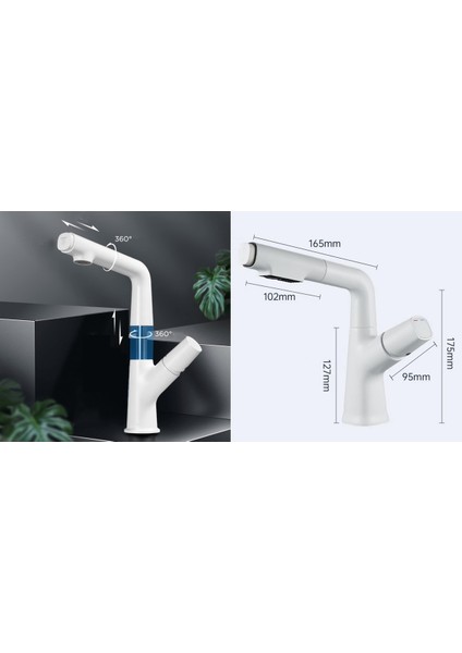 Banyo Lavabo Bataryası Asansörlü Yeni Sistem Beyaz Spiralli ve Fiskiyeli 7 Yıl Garantili Ithal modelleri