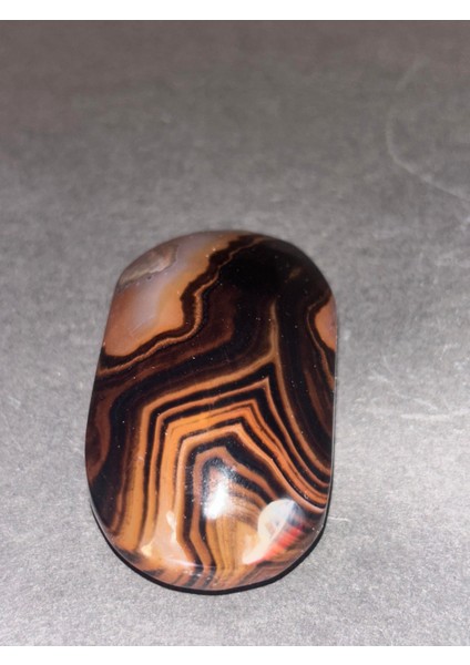 Kahve Akik Palmstone Doğaltaş