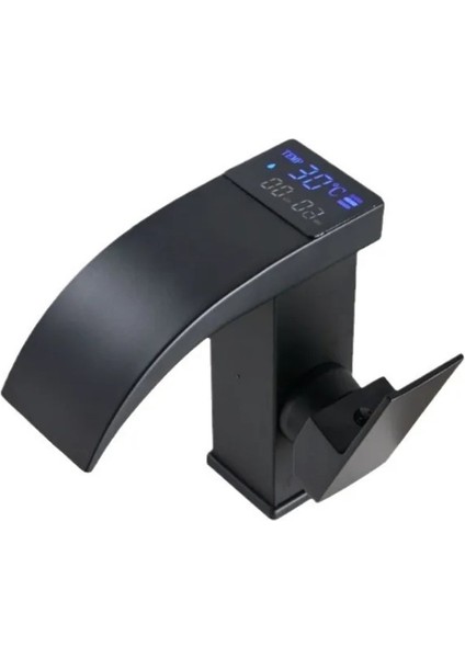 Akıllı Dijital Sıcaklık LED Ekran Banyo Lavabo Bataryası Ithal Mat Siyah 7 Yıl Garantili modelleri