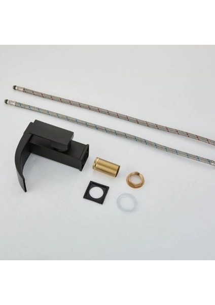 Akıllı Dijital Sıcaklık LED Ekran Banyo Lavabo Bataryası Ithal Mat Siyah 7 Yıl Garantili indirimleri