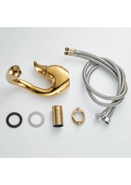 Banyo Lavabo Bataryası Kuğu Model Krom Renk Yeni Ürün Ithal 7 Yıl Garantili Ithal