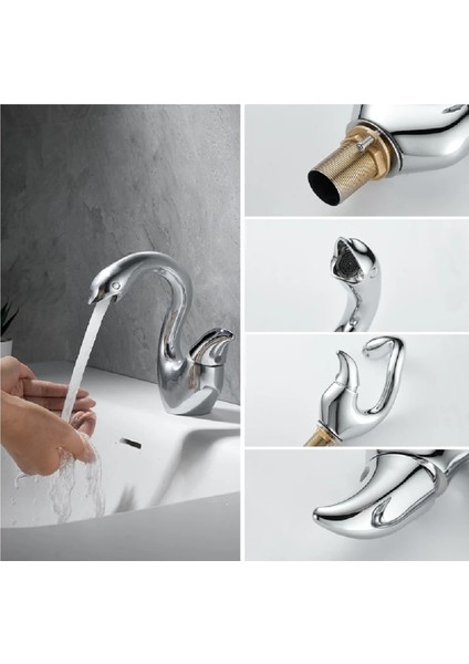 Banyo Lavabo Bataryası Kuğu Model Krom Renk Yeni Ürün Ithal 7 Yıl Garantili Ithal fiyatları